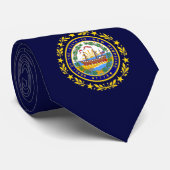 vlag van New Hampshire Stropdas (Opgerold)