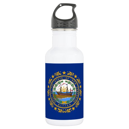 Vlag van New Hampshire Waterfles (Voorkant)