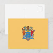 Vlag van New Jersey Briefkaart (Voorkant / Achterkant)