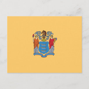 Vlag van New Jersey Briefkaart