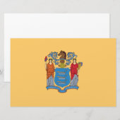 Vlag van New Jersey Briefpapier (Voorkant / Achterkant)