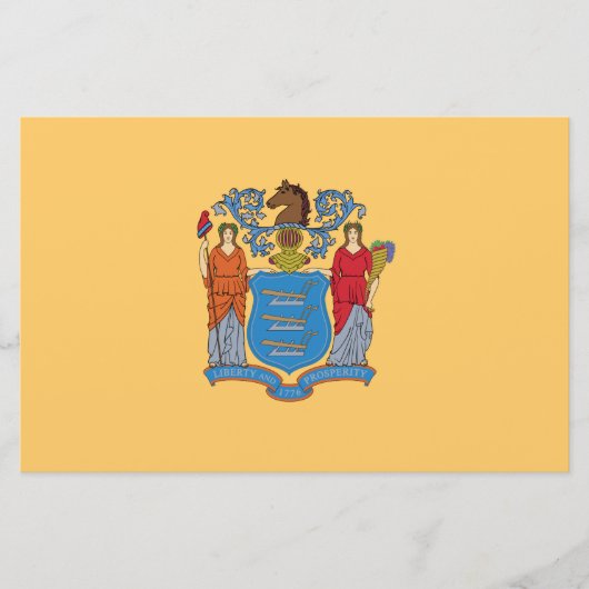 Vlag van New Jersey Briefpapier (Voorkant)