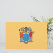 Vlag van New Jersey Briefpapier (Staand voorkant)