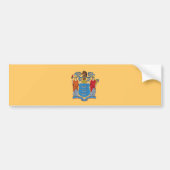 Vlag van New Jersey Bumpersticker (Voorkant)