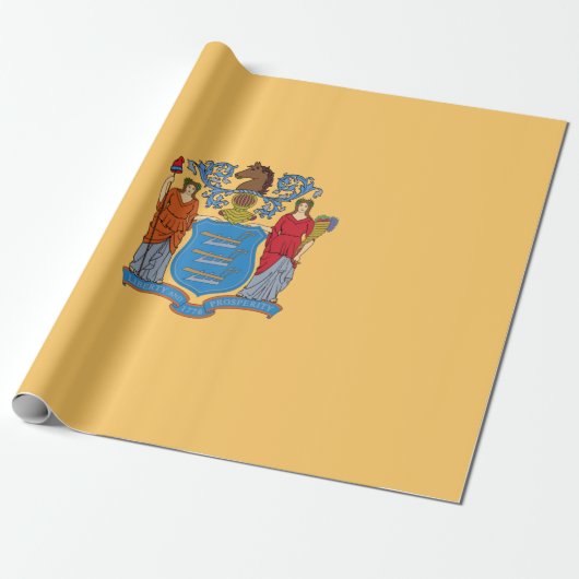 Vlag van New Jersey Cadeaupapier (Uitgerold)
