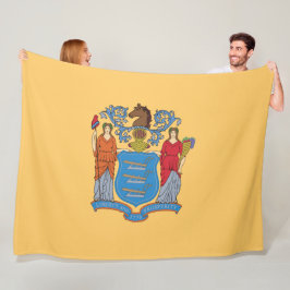 Vlag van New Jersey Fleece Deken