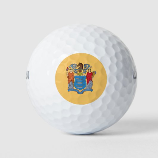 Vlag van New Jersey Golfballen (Voorkant)