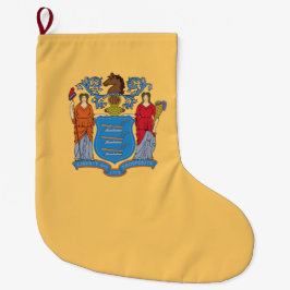 Vlag van New Jersey Grote Kerstsok