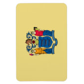 vlag van New Jersey Magneet (Verticaal)