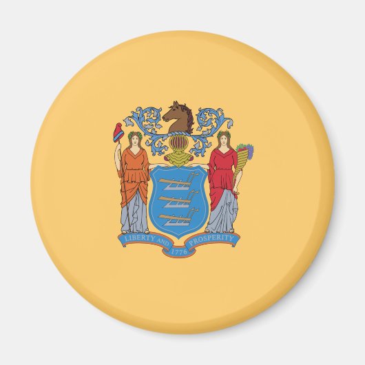 Vlag van New Jersey Magneet (Voorkant)