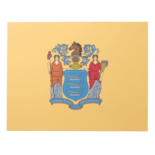 Vlag van New Jersey Notitieblok (Voorkant)