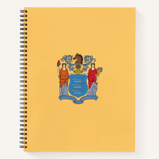 Vlag van New Jersey Notitieboek (Voorkant)