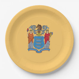 Vlag van New Jersey Papieren Bordje