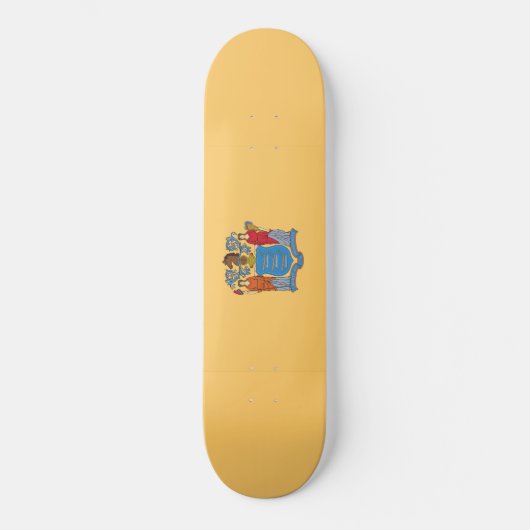 Vlag van New Jersey Persoonlijk Skateboard (Voorkant)