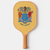 Vlag van New Jersey Pickleball Paddle (Voorkant)