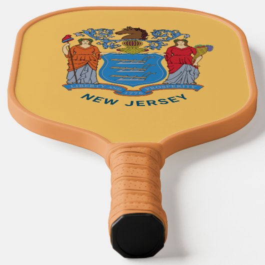 Vlag van New Jersey Pickleball Paddle (Laagn)