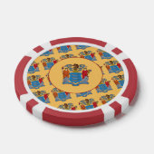 Vlag van New Jersey Poker Chips (Enkel)