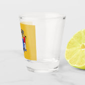 vlag van New Jersey Shot Glas (Rechts)