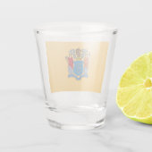 Vlag van New Jersey Shot Glas (Achterkant)