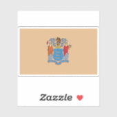 Vlag van New Jersey Sticker (Vel)