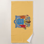 Vlag van New Jersey Strandlaken (Voorkant)