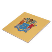 Vlag van New Jersey Tegeltje (Zijkant)