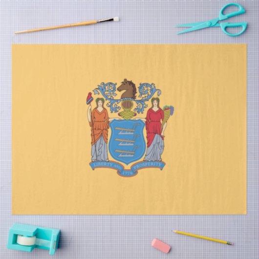 Vlag van New Jersey Tissuepapier (Craft)