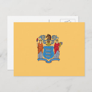 Vlag van New Jersey Vlag van New Jersey Briefkaart