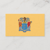 Vlag van New Jersey Vlag van New Jersey Visitekaartje (Voorkant)