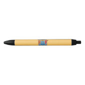 Vlag van New Jersey Zwarte Inkt Pen (Voorkant)