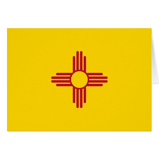 Vlag van New Mexico (Voorkant Horizontaal)
