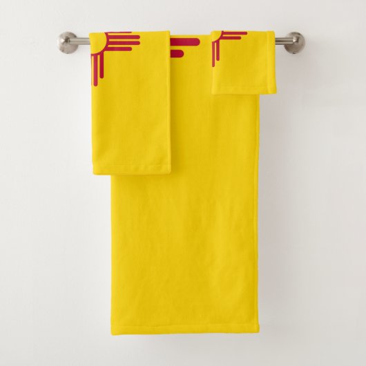 Vlag van New Mexico Bad Handdoek (Insitu)