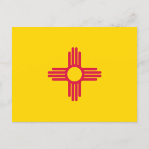 Vlag van New Mexico Briefkaart
