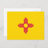 Vlag van New Mexico Briefkaart (Voorkant / Achterkant)