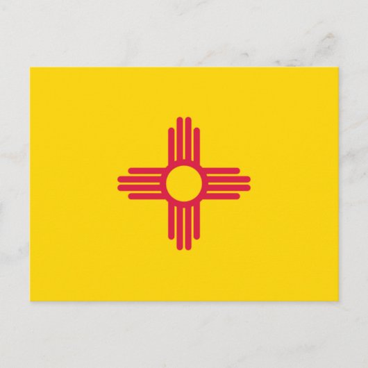 Vlag van New Mexico Briefkaart (Voorkant)