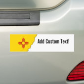 Vlag van New Mexico Bumpersticker (Op auto)