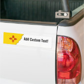Vlag van New Mexico Bumpersticker (Op Truck)