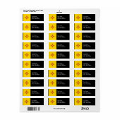 Vlag van New Mexico Etiket (Full Sheet)