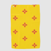 Vlag van New Mexico Golfhanddoek (Voorkant)