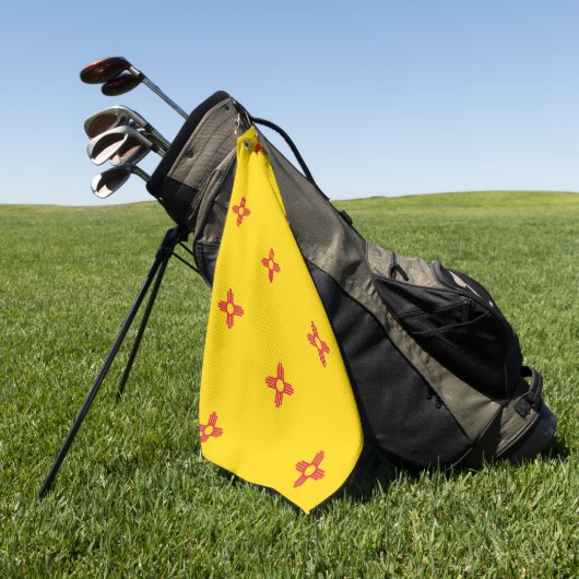 Vlag van New Mexico Golfhanddoek (Groen)
