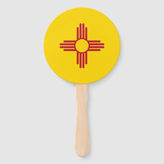 Vlag van New Mexico Handwaaier (Voorkant)