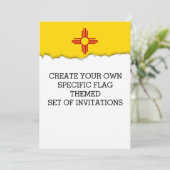 Vlag van New Mexico Kaart (Staand voorkant)