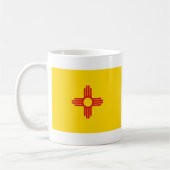 Vlag van New Mexico + Kaart Mok (Links)
