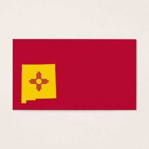 Vlag van New Mexico Kaart Vorm