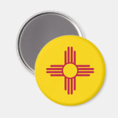 Vlag van New Mexico Magneet (Voorkant / Achterkant)