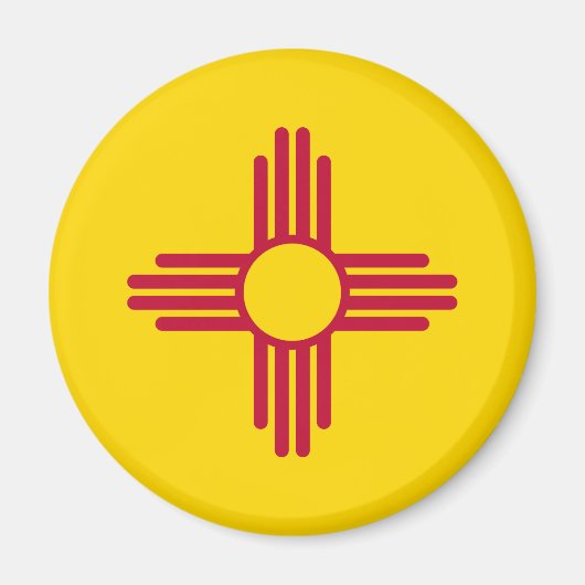 Vlag van New Mexico Magneet (Voorkant)