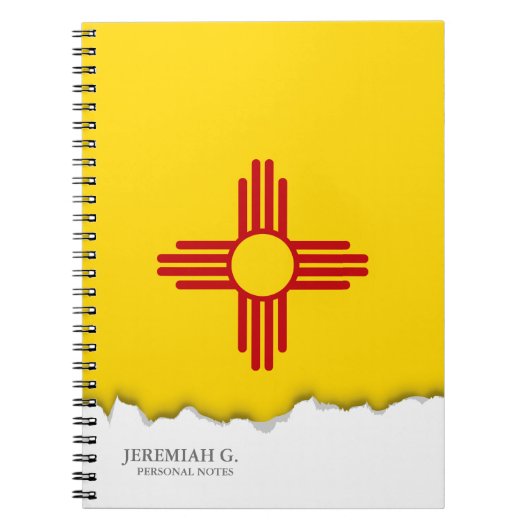 Vlag van New Mexico Notitieboek (Voorkant)