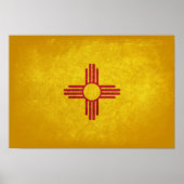 Vlag van New Mexico Poster (Voorkant)