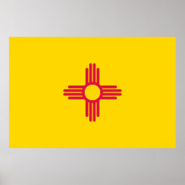 Vlag van New Mexico Poster