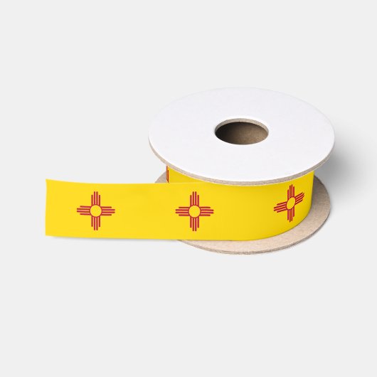 Vlag van New Mexico Satijnen Lint (Spoel)